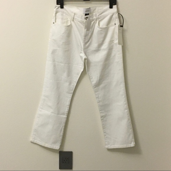 Current/Elliott The Kick Jean In White - Picture 4 of 7